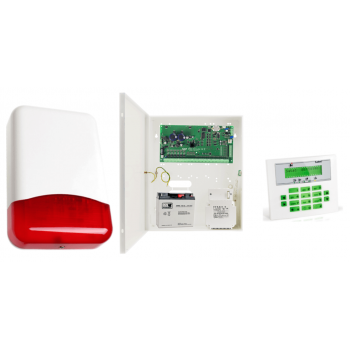 ZESTAW ALARMOWY SATEL INTEGRA 64 SET + AWO256 + KLCDS-GR + TI700
